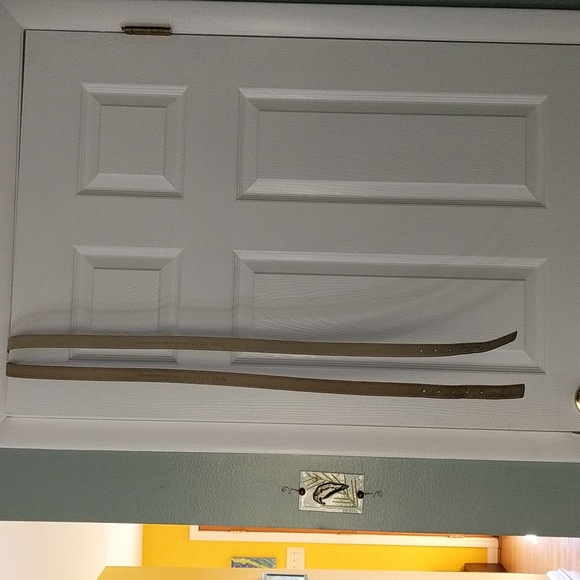 Leather Belt bundle Nine West Black and Mahogany EUC! - Picture 4 of 8